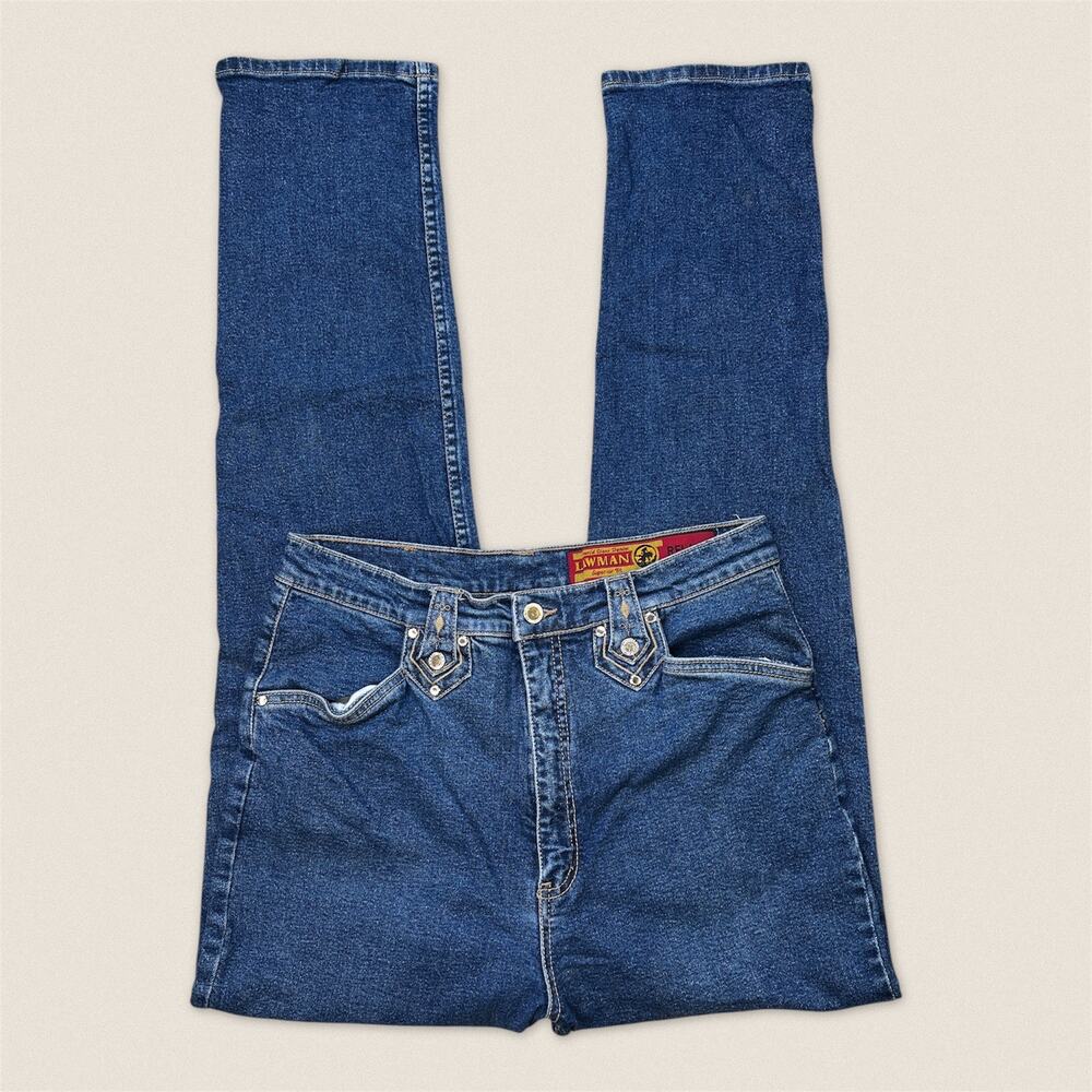 Vintage Western Law Man Lawman Blue Jeans‎ Relaxed Fit 13/14 - Size 31 x 32